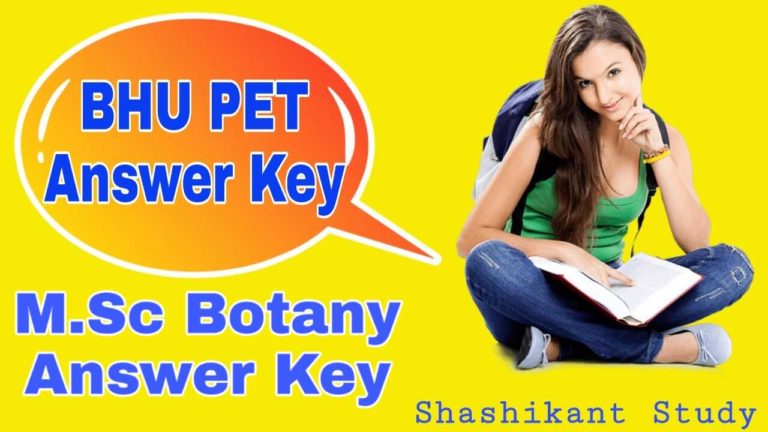 bhu-msc-botany-answer-key
